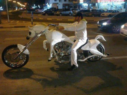 Motorcycle Horse